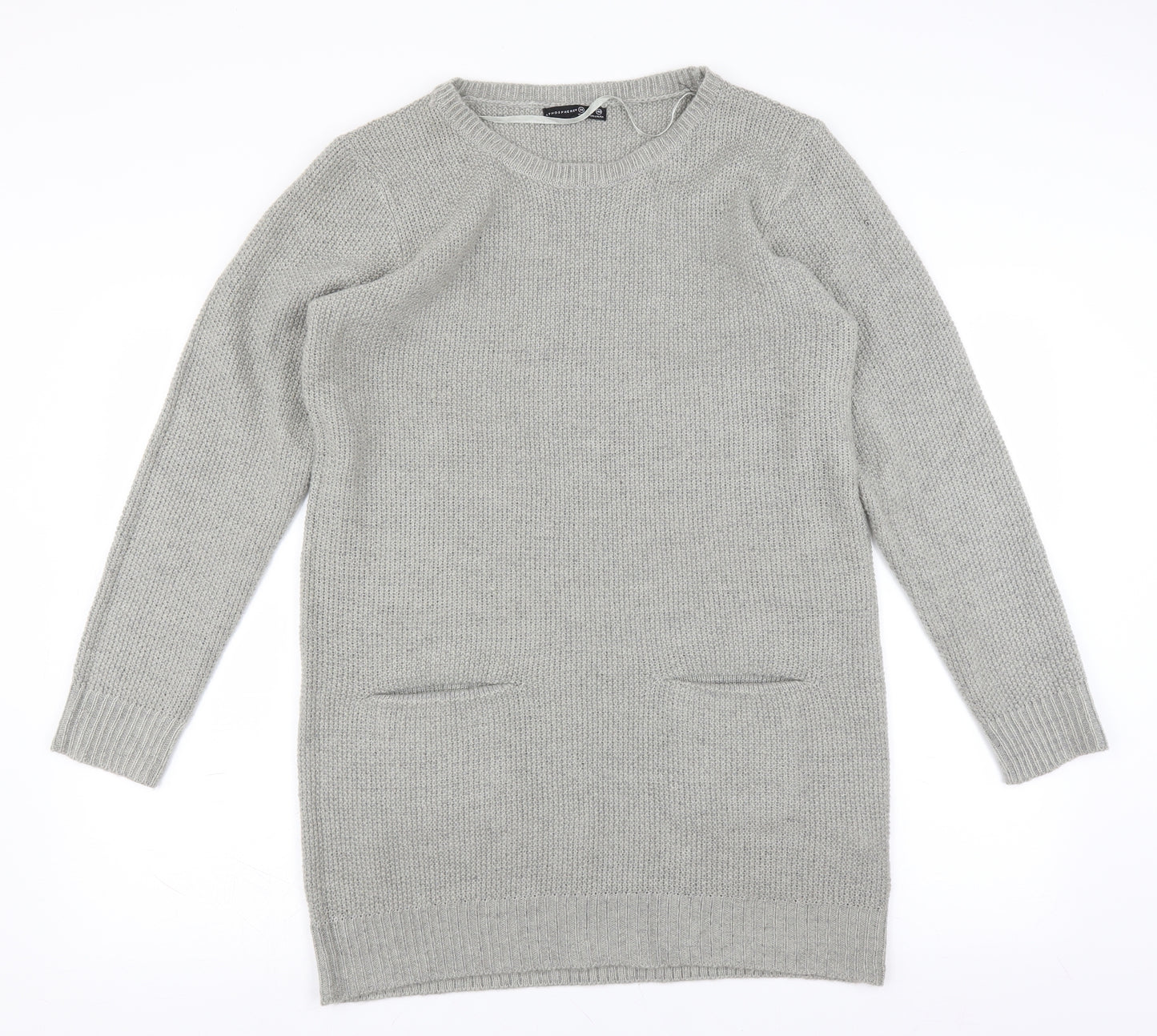 Primark Womens Grey   Jumper Dress  Size 14