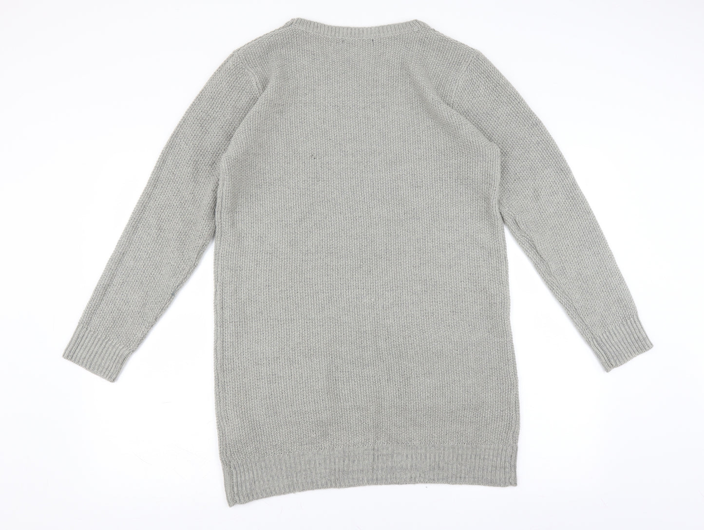 Primark Womens Grey   Jumper Dress  Size 14