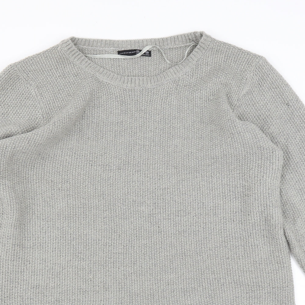 Primark Womens Grey   Jumper Dress  Size 14