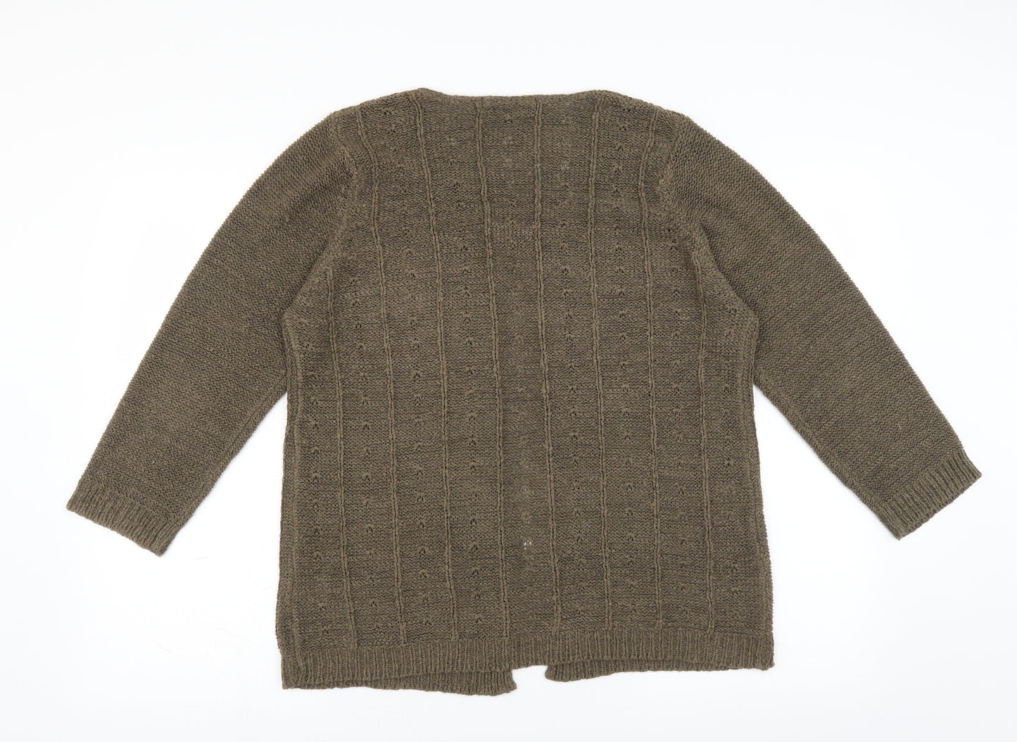 ORIGINALS Womens Green   Cardigan Jumper Size 16