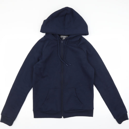 Primark Womens Blue   Full Zip Hoodie Size 2XS