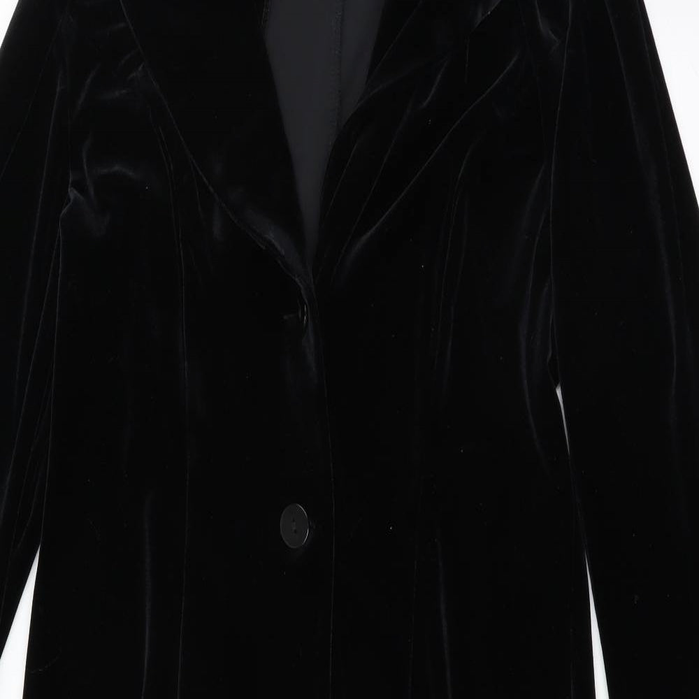 INITIALS Womens Black   Jacket    - velvet