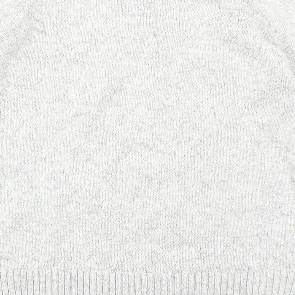 M&S Collection Womens Grey  Knit Pullover Jumper Size 8