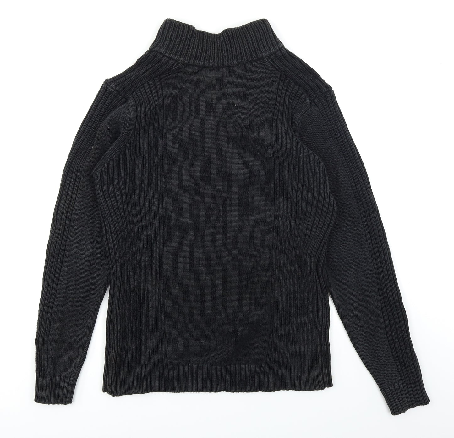 George Mens Black  Knit Pullover Jumper Size M