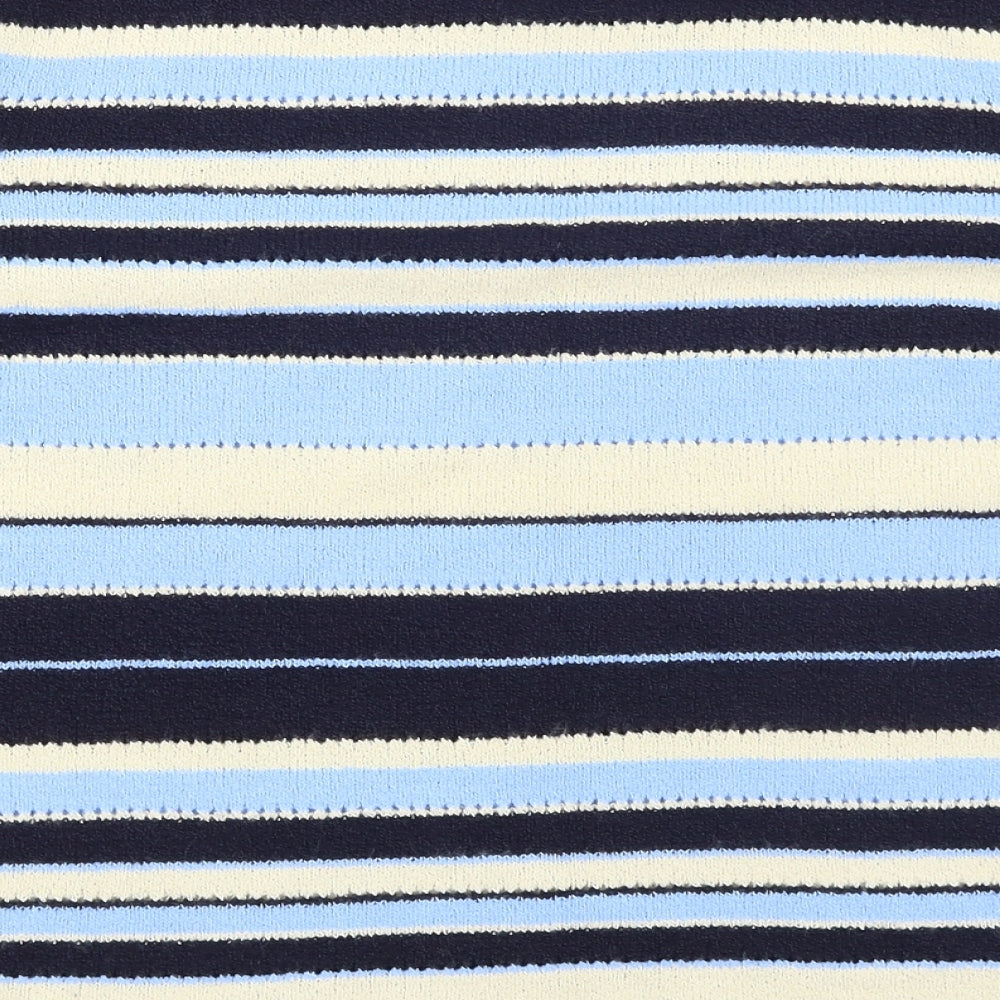 Berketex Womens Blue Striped Knit Pullover Jumper Size 18