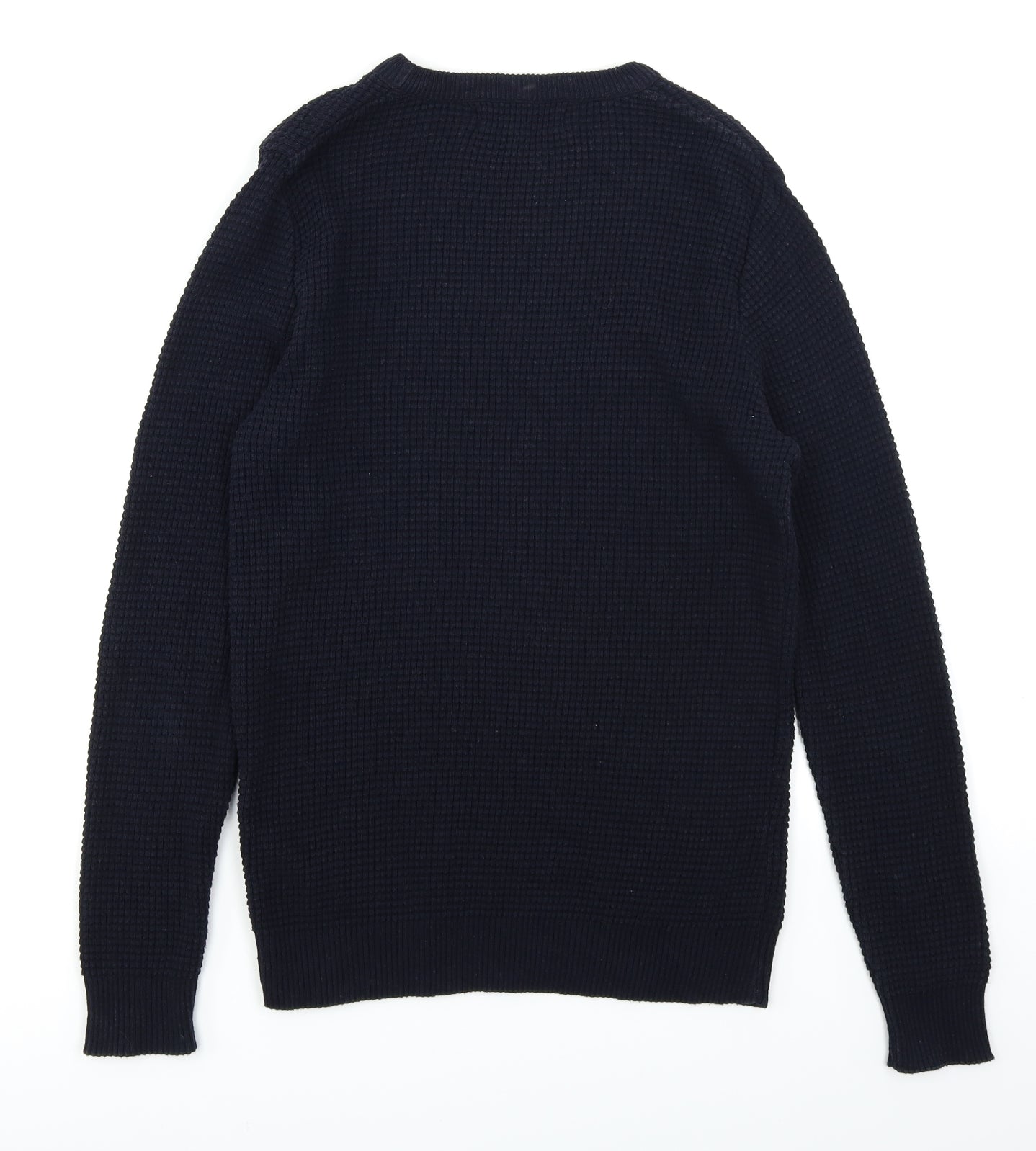 Frederik Anderson Mens Blue  Knit Pullover Jumper Size M