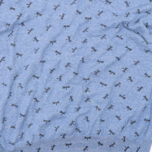 Atmosphere Womens Blue Polka Dot Knit Cardigan Jumper Size 20  - Dragonfly