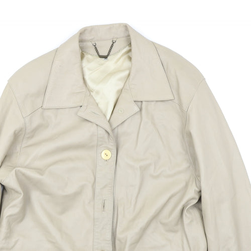 EFE Womens Beige   Overcoat Coat Size 12