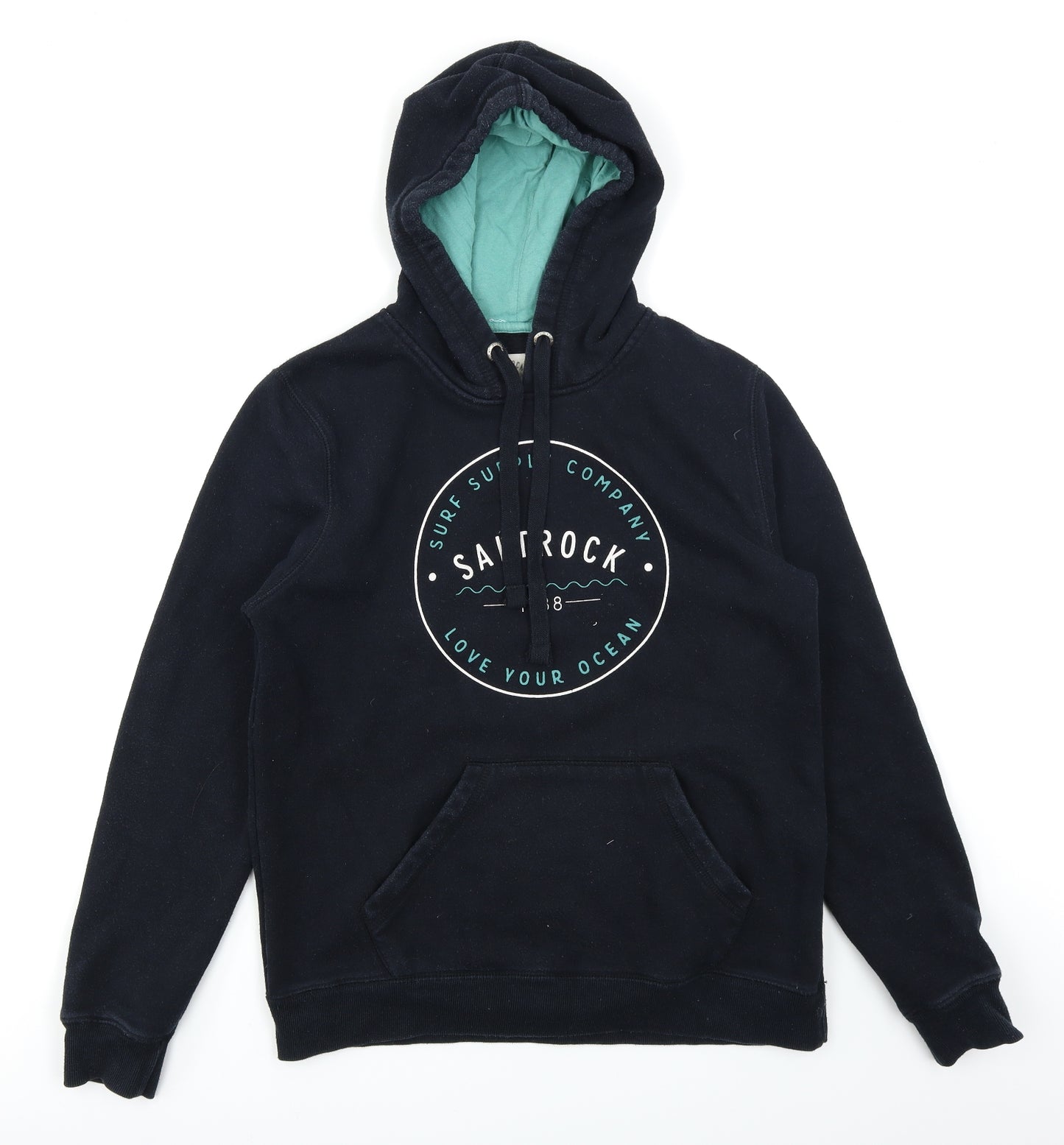 Salt Rock Womens Black   Pullover Hoodie Size 14