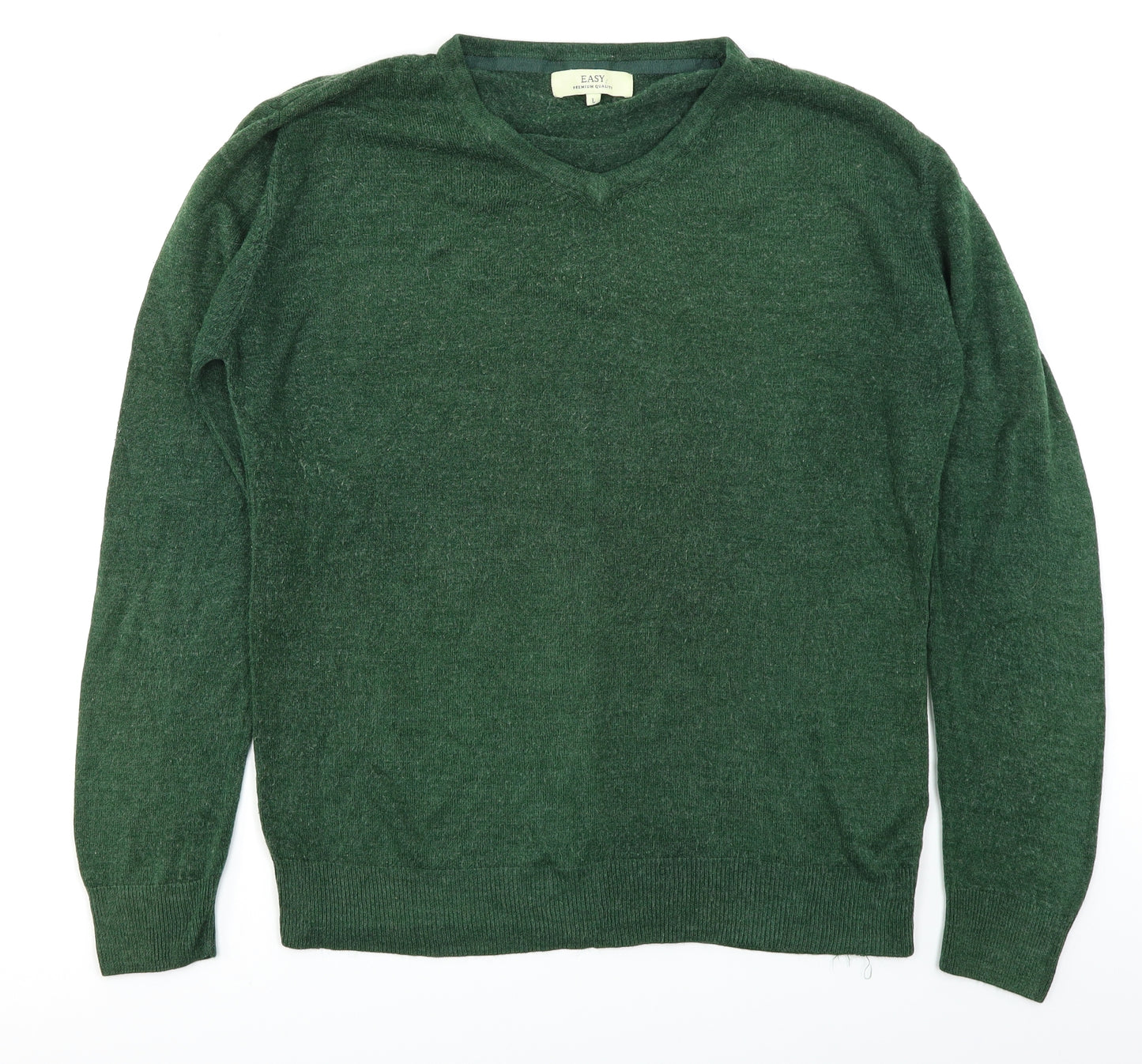 Easy Mens Green   Pullover Jumper Size L