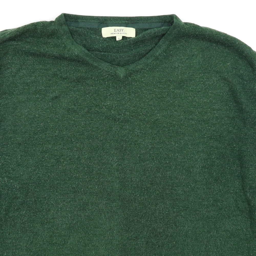 Easy Mens Green   Pullover Jumper Size L