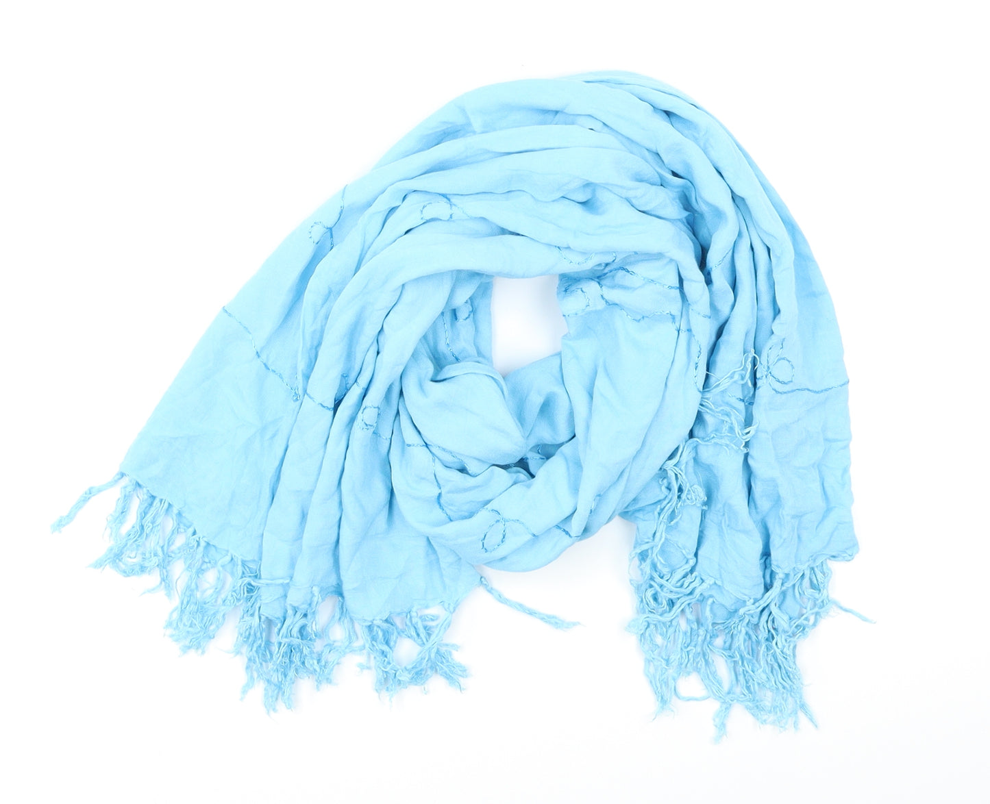 Preworn Womens Blue    Scarf