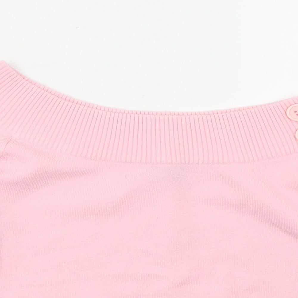 P Womens Pink   Pullover Jumper Size 14