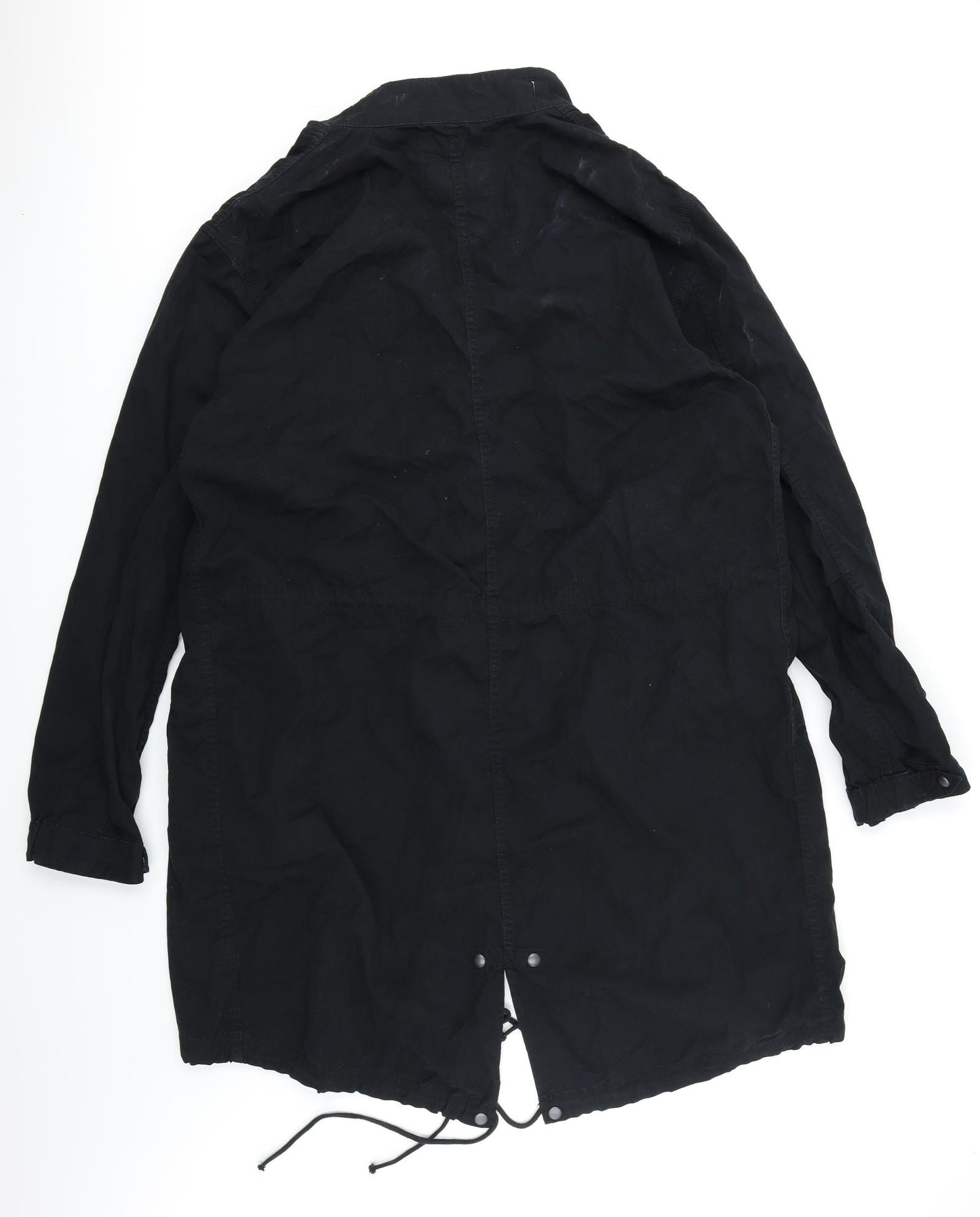 All Saint Mens Black   Anorak Coat Size L