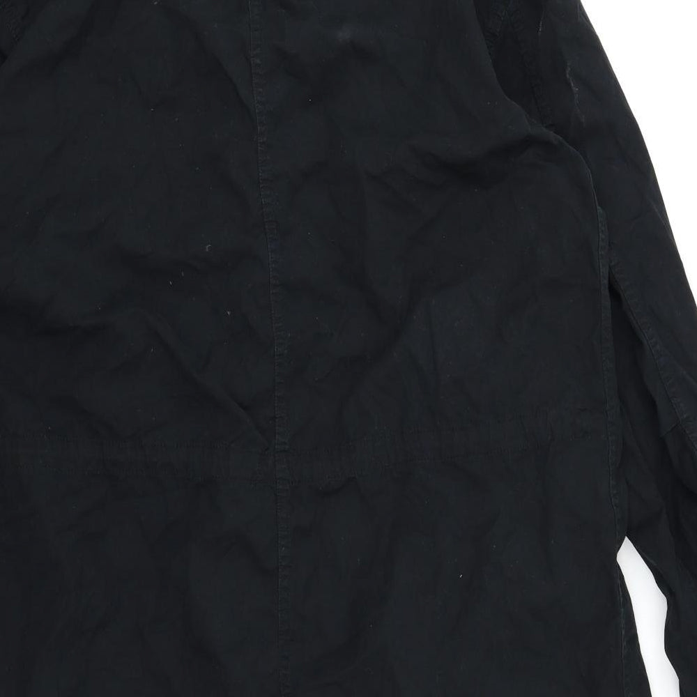 All Saint Mens Black   Anorak Coat Size L