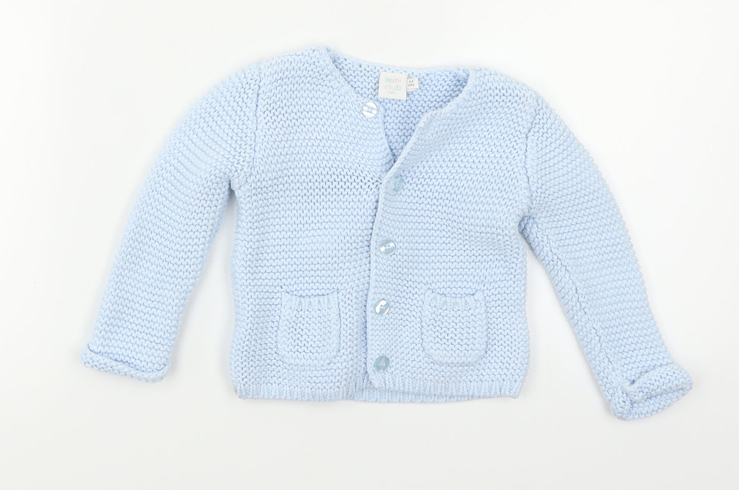 Mini Club Baby Blue   Cardigan Jumper Size 6-9 Months