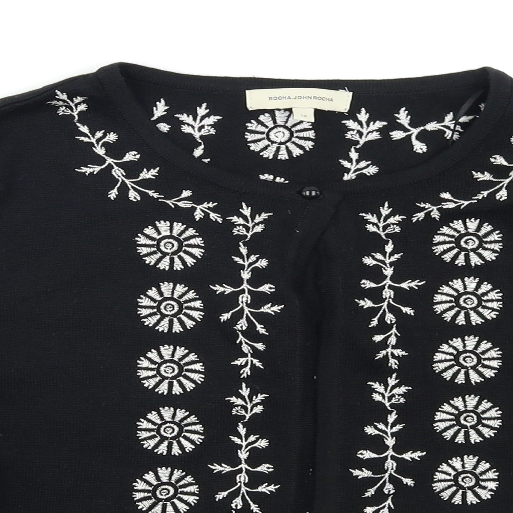 Rocha John Rocha Womens Black   Cardigan Jumper Size 12