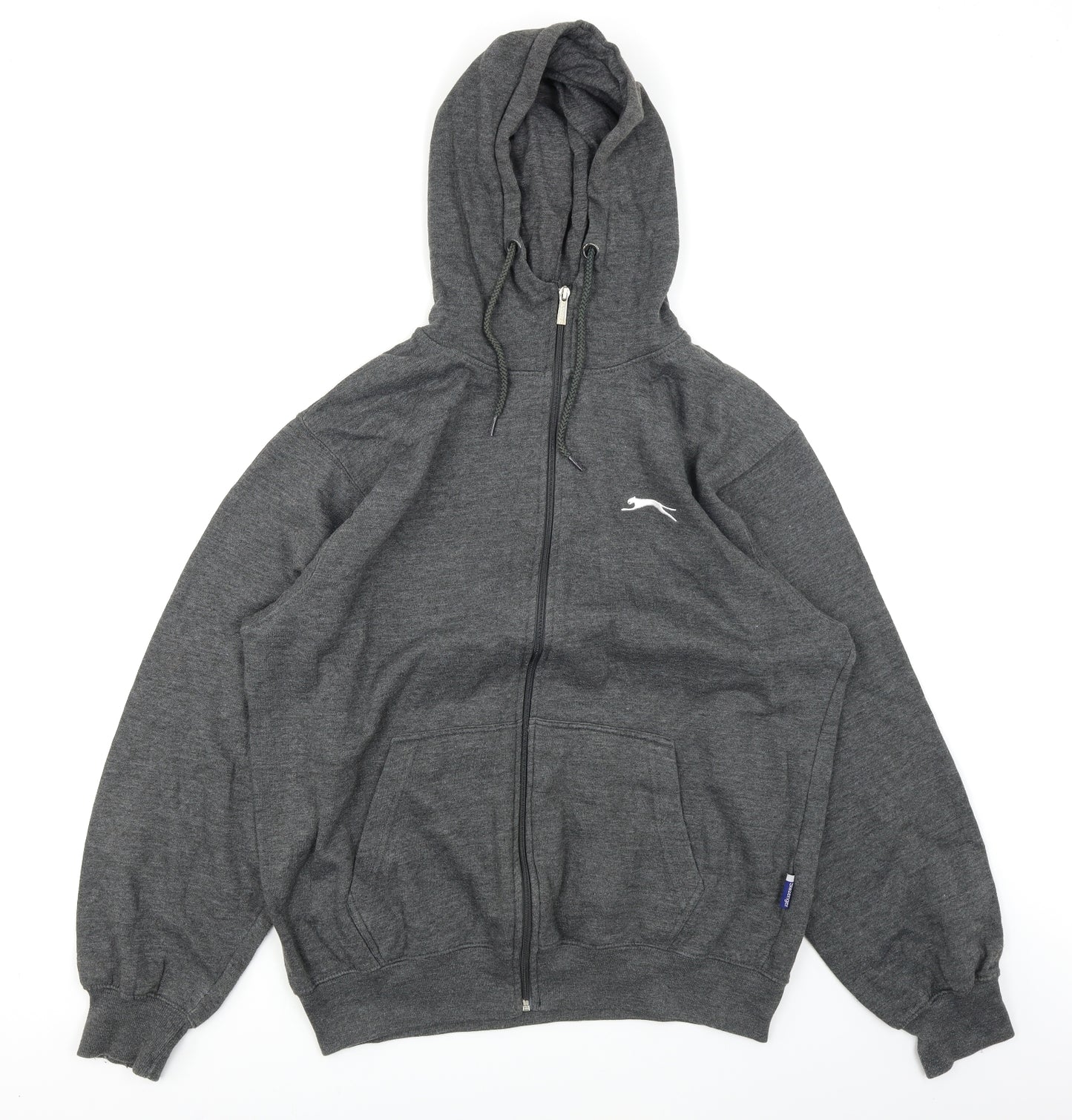 Slazenger Mens Grey   Full Zip Hoodie Size L