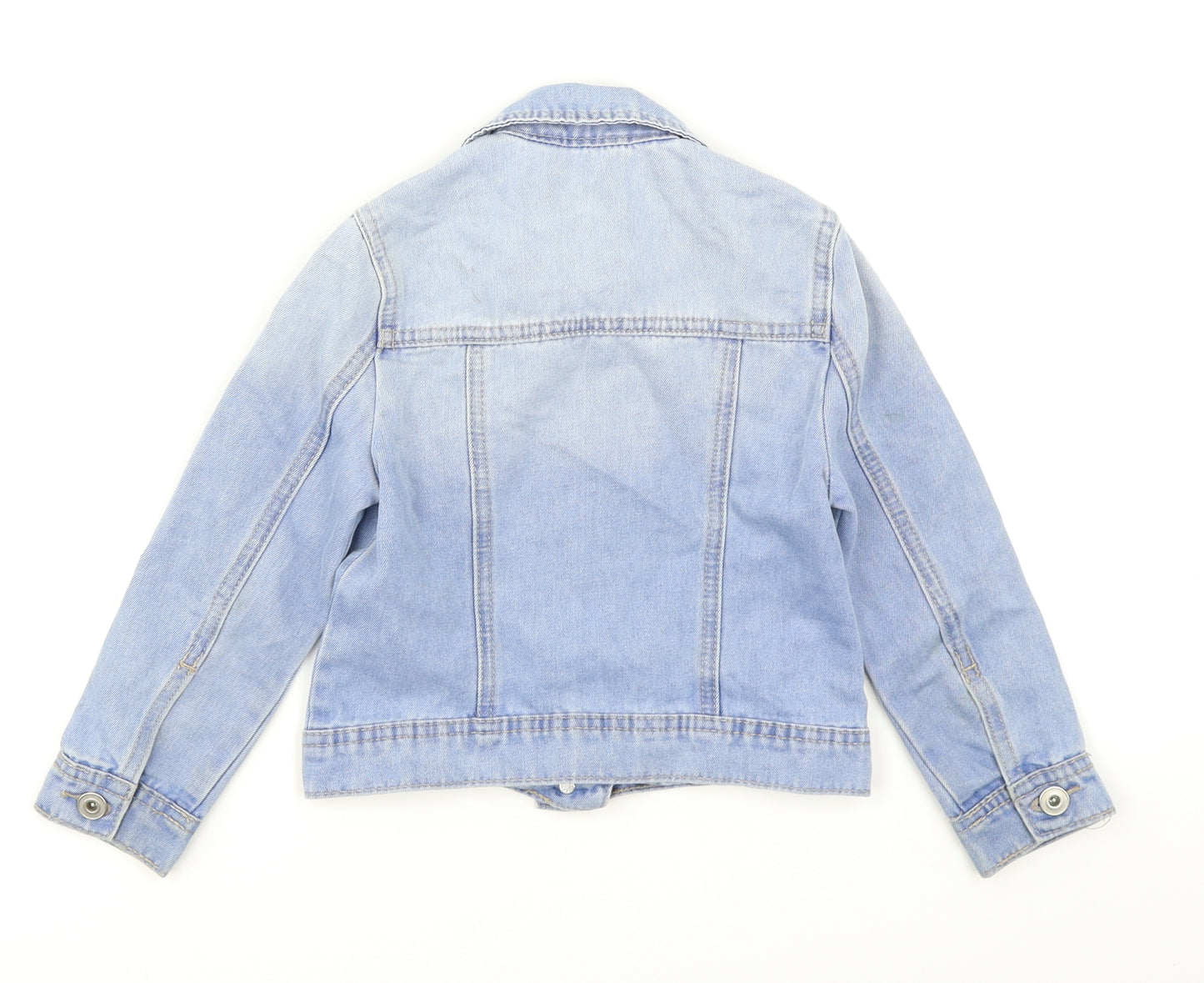 George Girls Blue  Denim Jacket  Size 4-5 Years