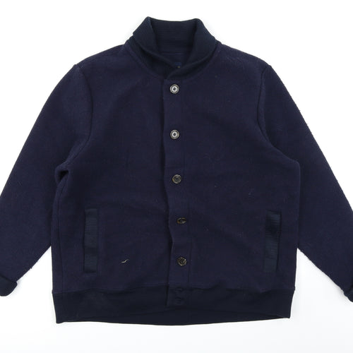 Hammond & Co Mens Blue  Fleece Jacket Coat Size XL