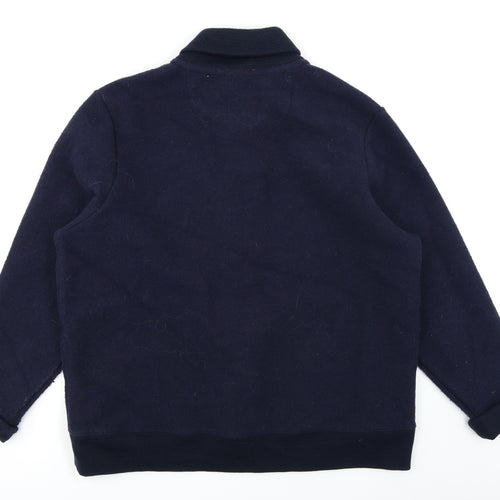 Hammond & Co Mens Blue  Fleece Jacket Coat Size XL