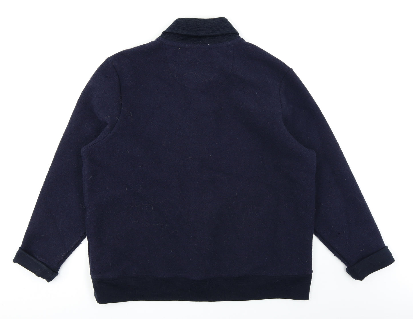 Hammond & Co Mens Blue  Fleece Jacket Coat Size XL