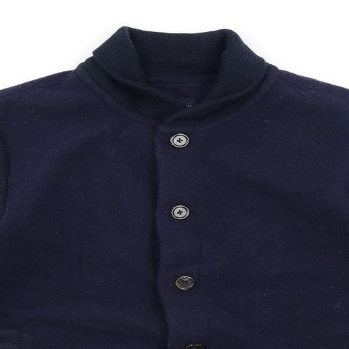 Hammond & Co Mens Blue  Fleece Jacket Coat Size XL