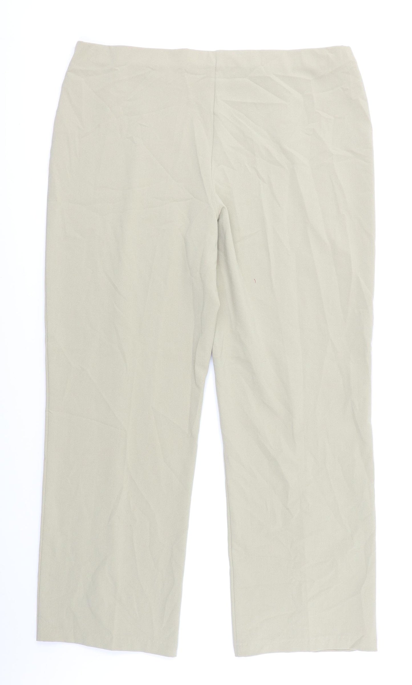 Autonomy Womens Beige   Trousers  Size 18 L28 in