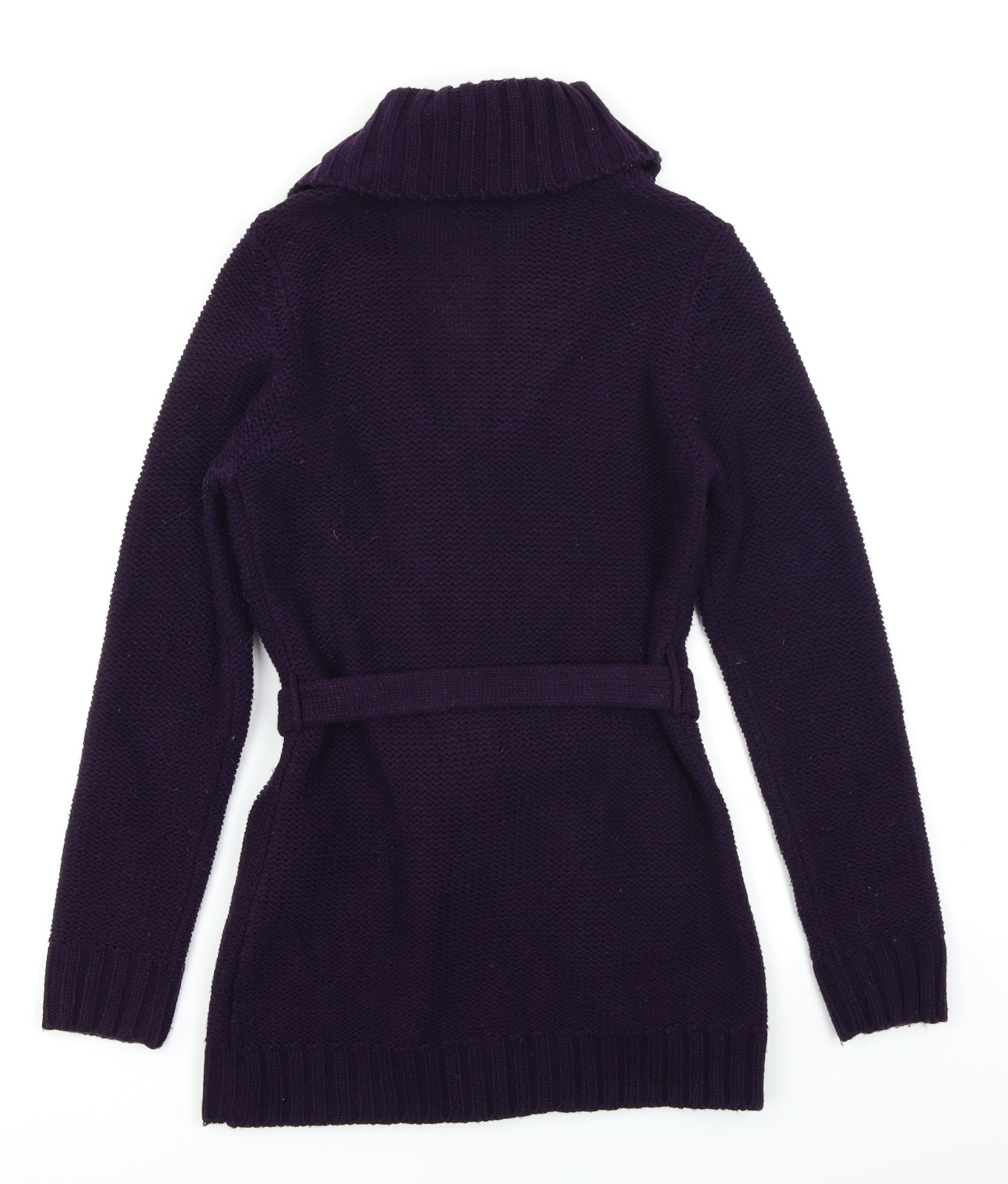 F&F Womens Purple  Knit Cardigan Jumper Size 8
