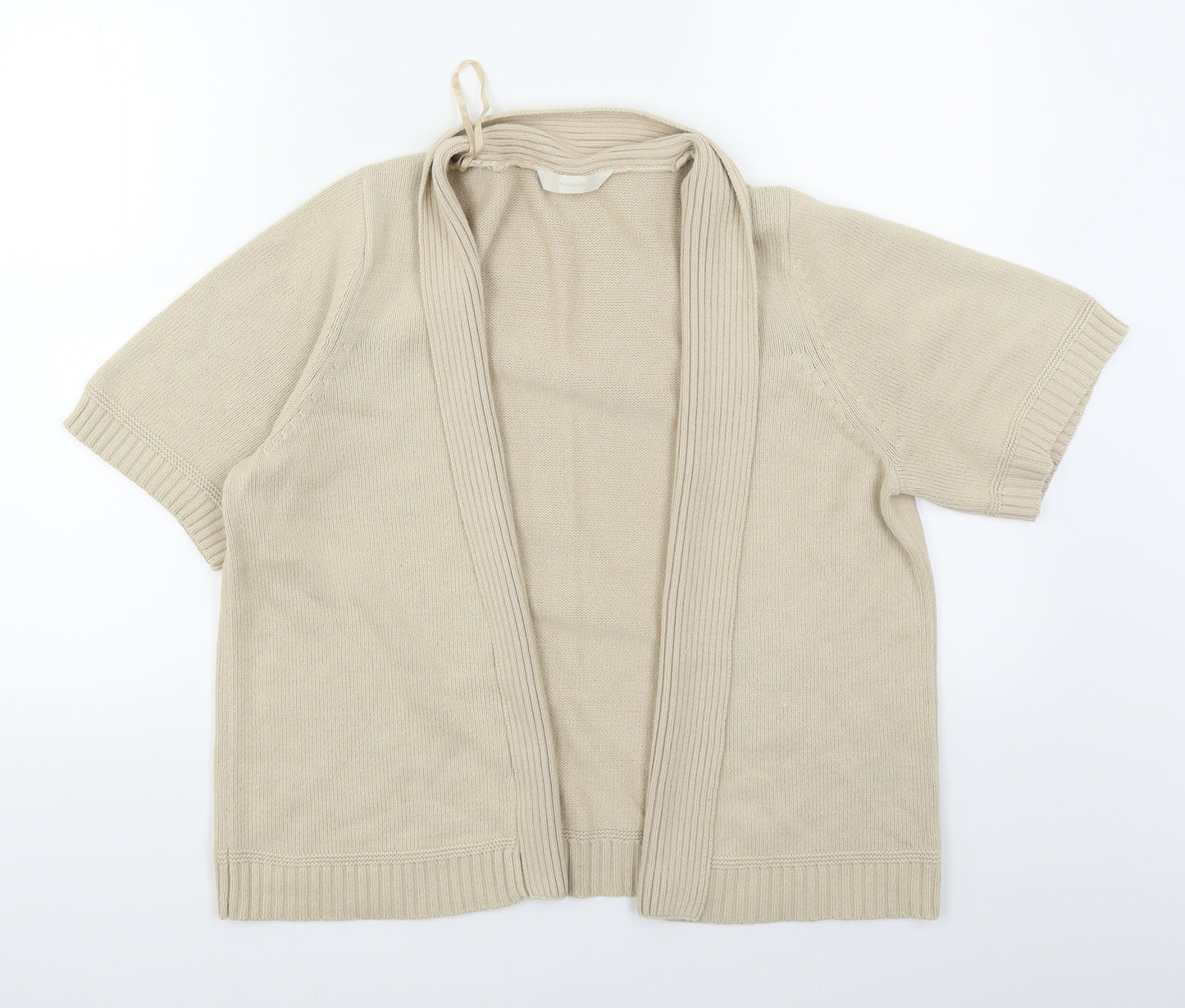 Authentic Womens Beige   Cardigan Jumper Size 18