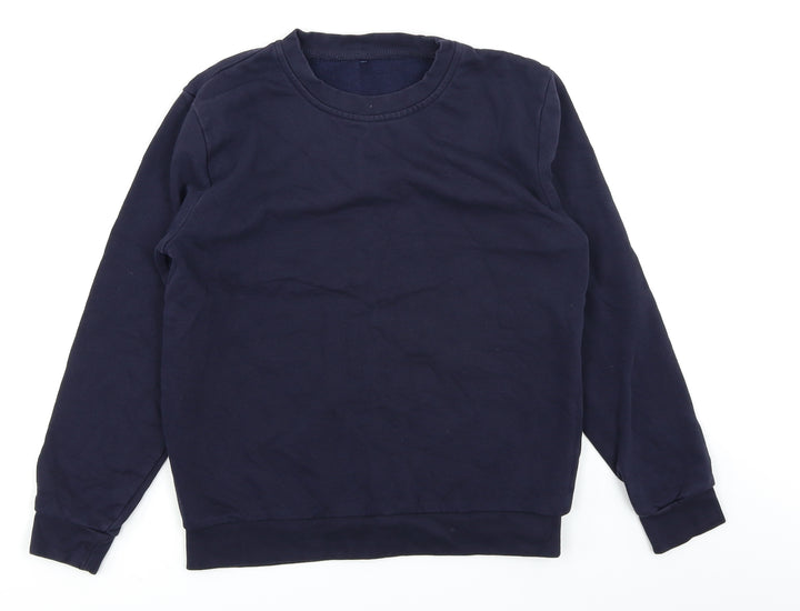George Boys Blue   Pullover Sweatshirt Size 11-12 Years