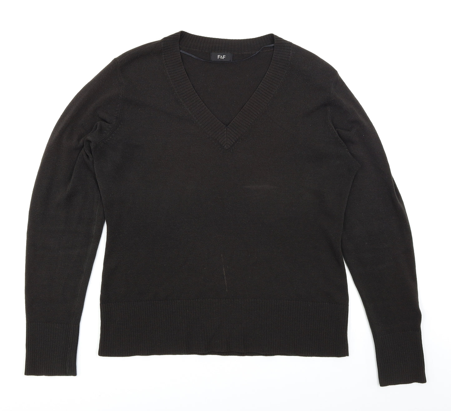 F&F Womens Brown   Pullover Jumper Size 16