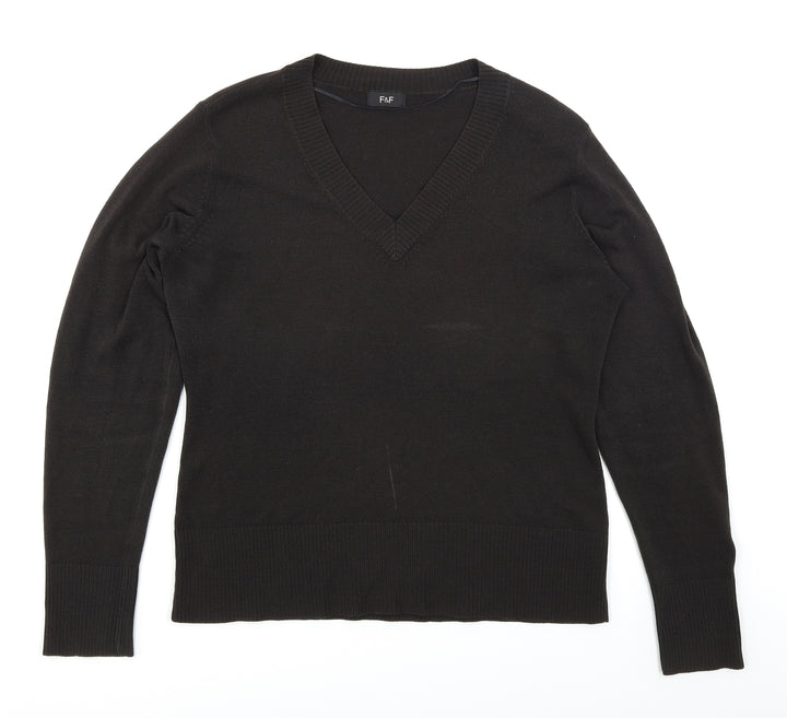 F&F Womens Brown   Pullover Jumper Size 16