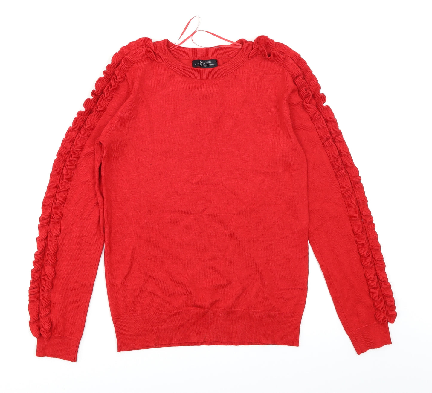 Papaya Womens Red   Pullover Jumper Size 8
