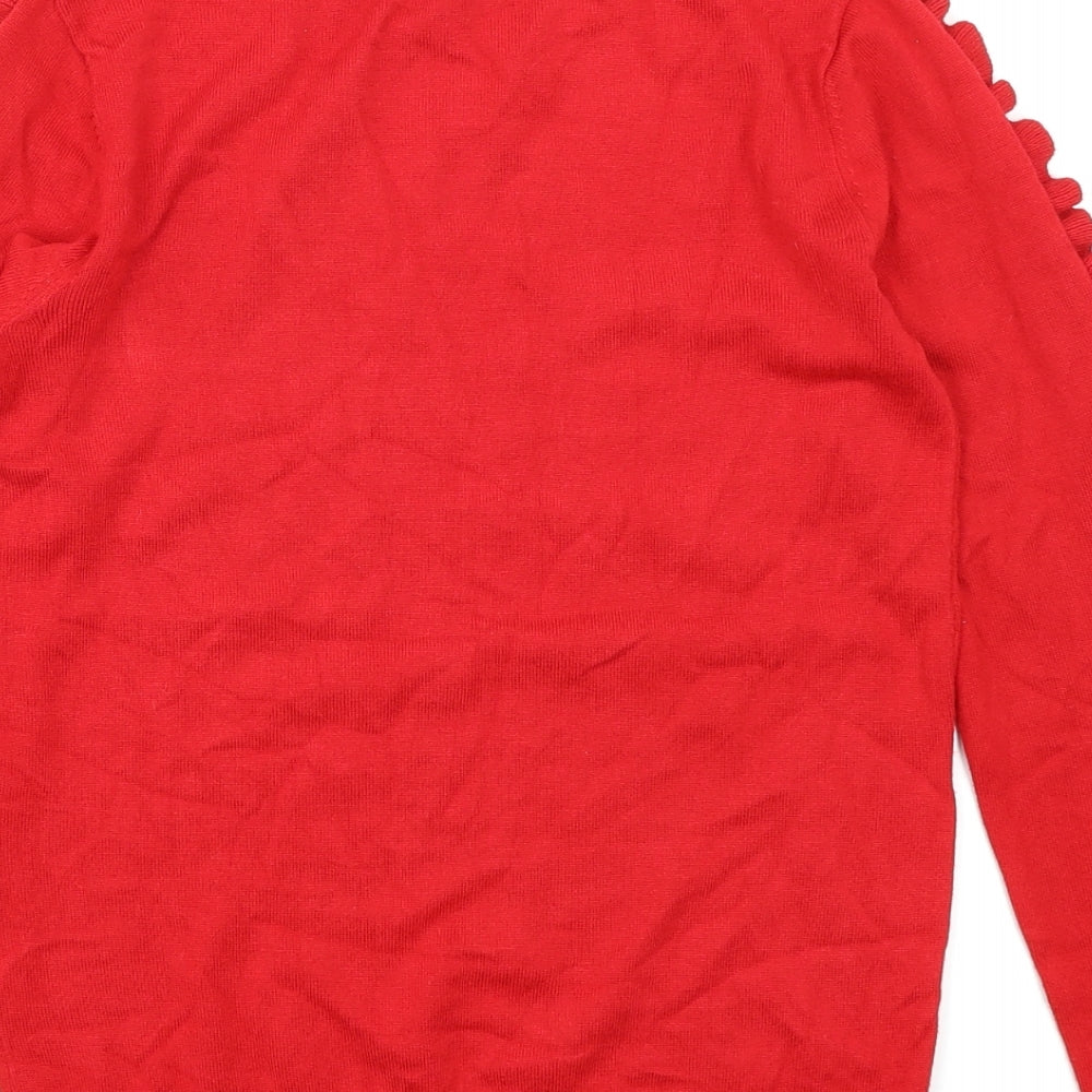 Papaya Womens Red   Pullover Jumper Size 8