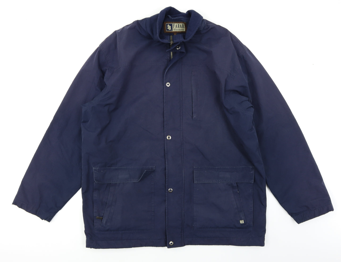 Farah Mens Blue   Jacket Coat Size L