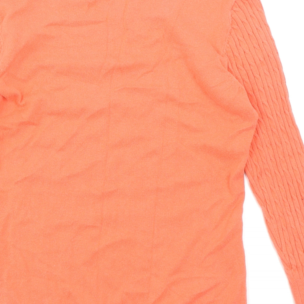 F&F Womens Orange   Pullover Jumper Size 10