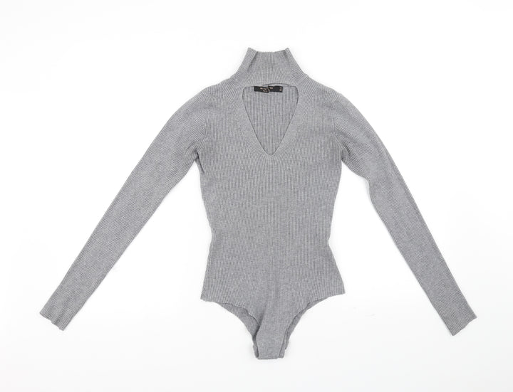 in vogue Paris Womens Grey Jumpsuit One-Piece Size XS