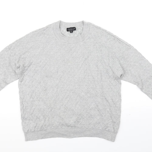 Topshop Womens Grey   Pullover Jumper Size 8