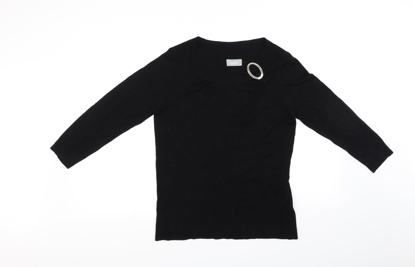 Wallis Womens Black   Pullover Jumper Size 12