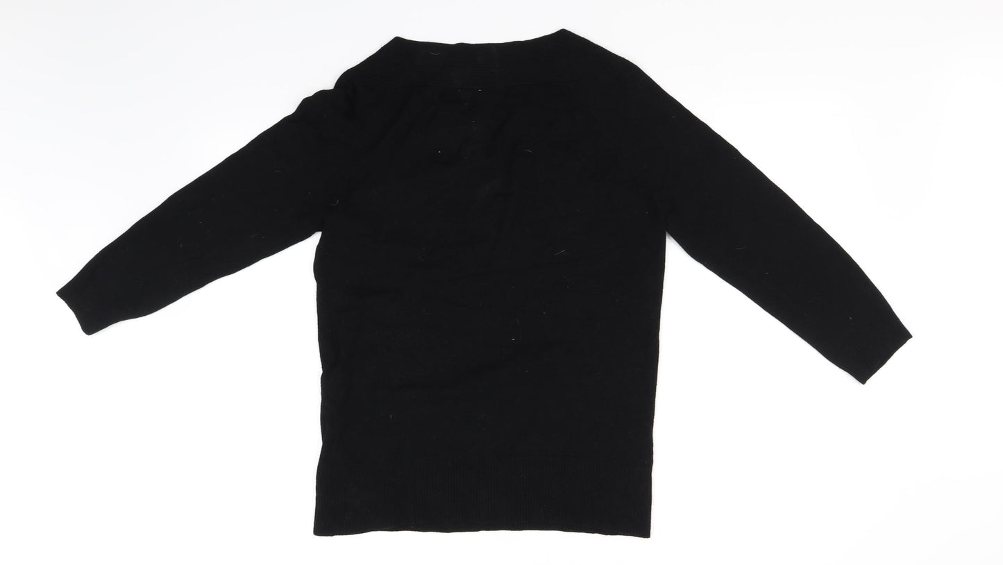 Wallis Womens Black   Pullover Jumper Size 12