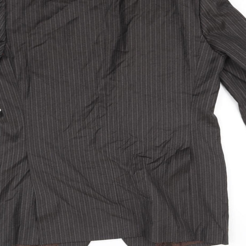 NEXT Womens Brown Geometric  Jacket Blazer Size 42
