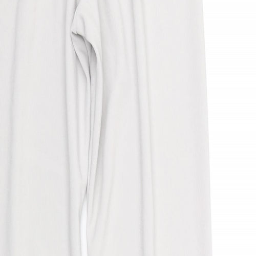 afibel Womens White   Trousers  Size 14 L33 in - Pleated