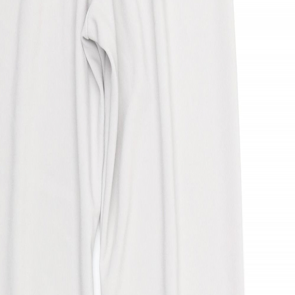 afibel Womens White   Trousers  Size 14 L33 in - Pleated
