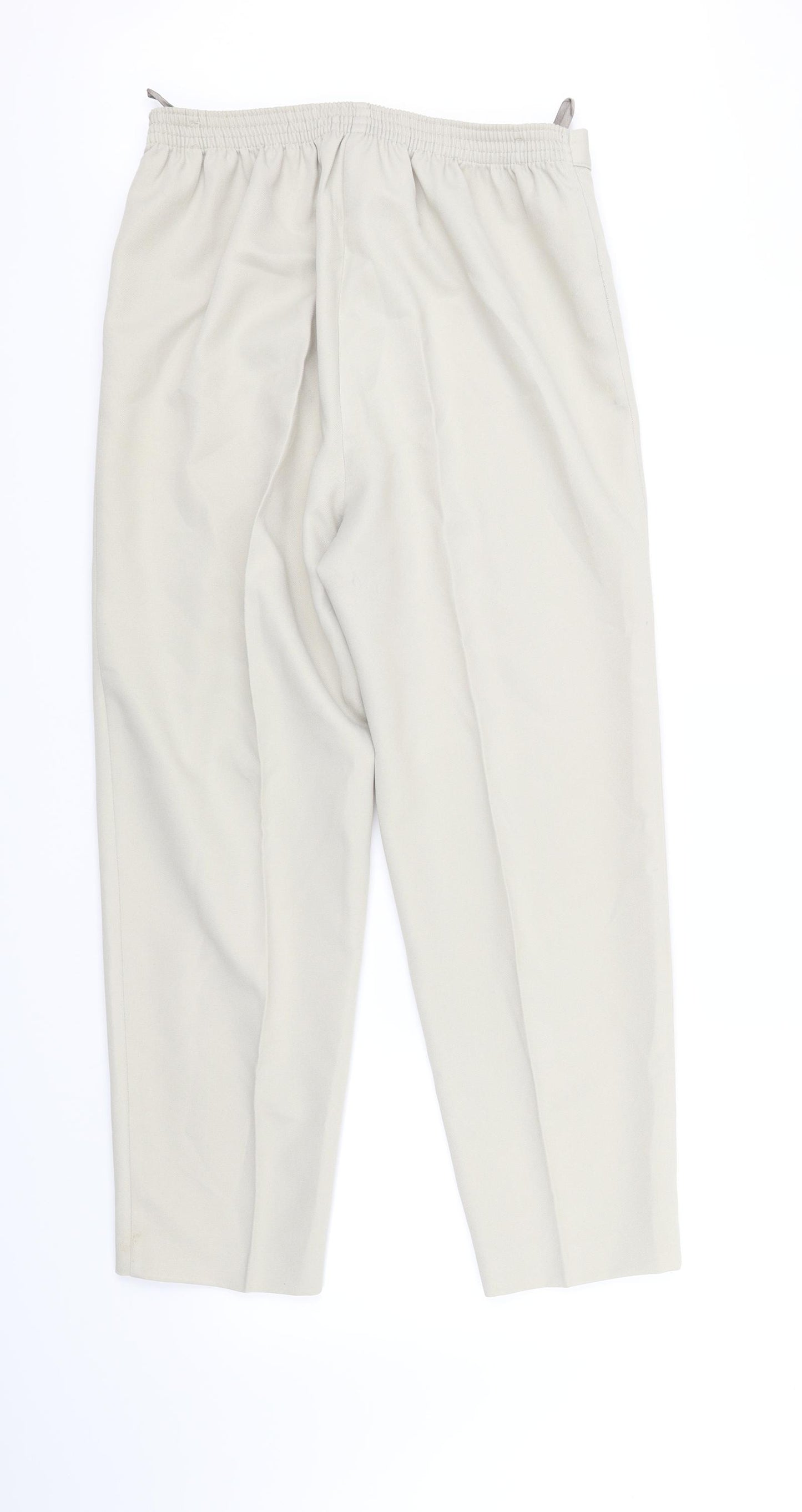 CANDA Womens Beige   Sweatpants Trousers Size 14 L30 in
