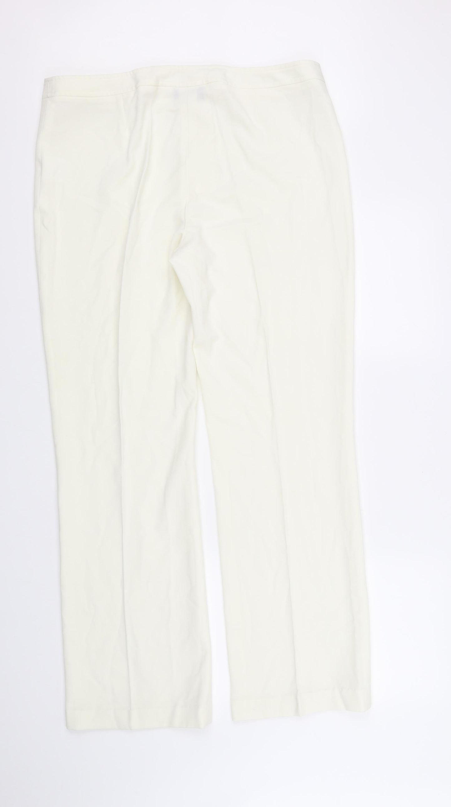 Sky Designs Womens White   Trousers  Size 16 L32 in