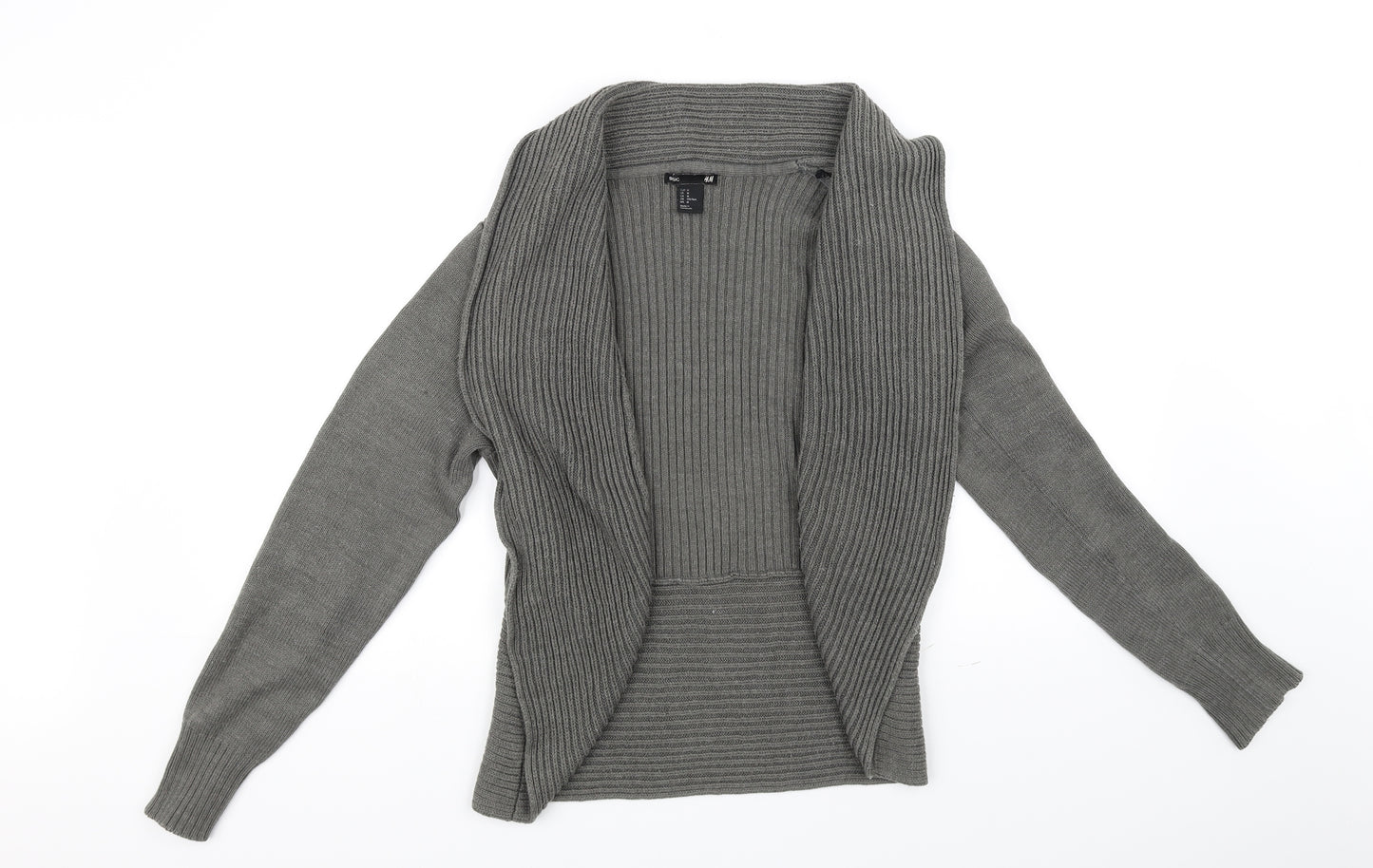 H&M Womens Grey   Cardigan Jumper Size M