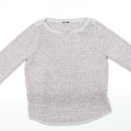 M&Co Womens Grey   Pullover Jumper Size 18