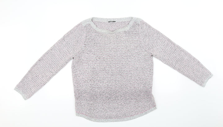 M&Co Womens Grey Pullover Jumper Size 18