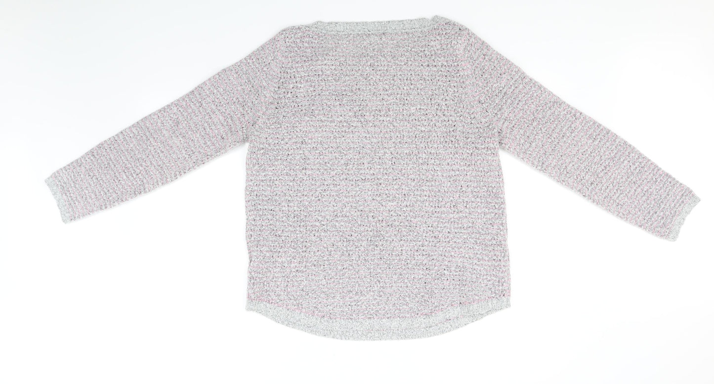 M&Co Womens Grey   Pullover Jumper Size 18